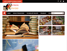 Tablet Screenshot of german--courses.com